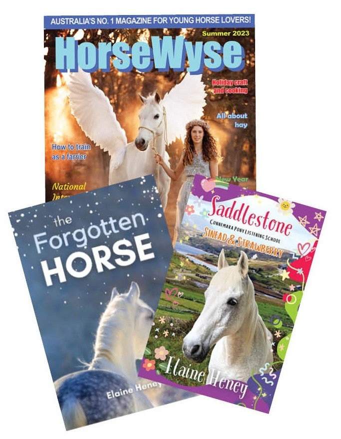HorseWyse Magazine & The Forgotten Horse and Saddlestone, Sinead & Strawberry